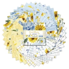 Bees & Blooms By Wilmington Prints - 5 Karat Crystals / Charm Pack