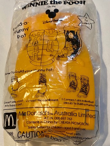 Vintage 1999 McDonald's Happy Meal Winnie the Pooh Build a Hunny Pot YOU CHOOSE - Picture 4 of 15