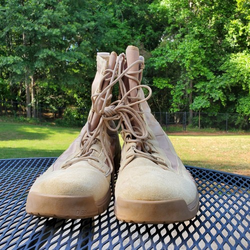 Leather 688974-200 Khaki Boots Size 