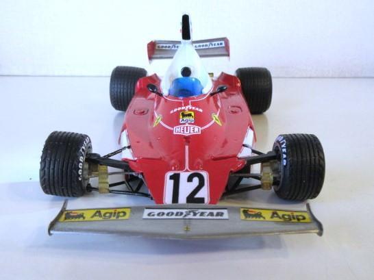 Model Factory Hiro 1/20 Ferrari 312T White Metal Model Car Model Factory Hiro 1/20 Ferrari 312T White Metal Model Car