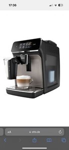 Philips Series 2200 LatteGo EP2231/40 Kaffeevollautomat - Schwarz