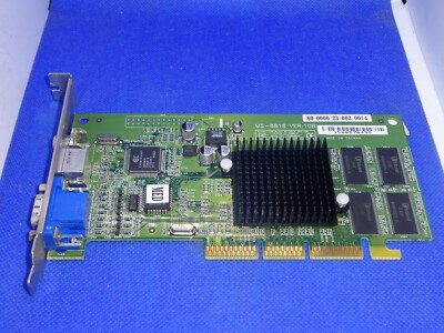 MEDION MSI MS-8818 GeFORCE2 MX400 32MB AGP GRAFIKKARTE VGA S-VIDEO AV-OUT#GK3121