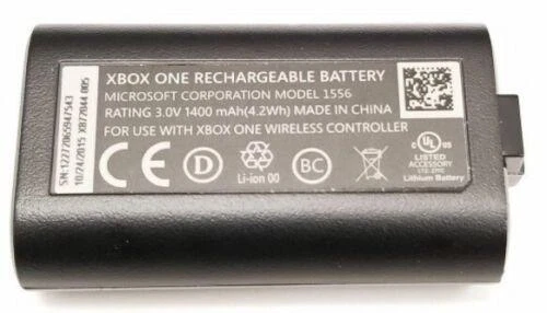 Nueva batería recargable OEM Microsoft para controlador inalámbrico Xbox One 1400 mAh Foto 3 de 4