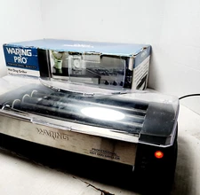 WARING PRO Professional Hot Dog Griller w/ 4 Rollers & Lid HDG100 WDG200BJ NonSt