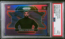 2022 Prizm WWE Gable Steveson Rookie RC Purple Prizm /149 #23 PSA 9