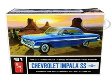 SKILL 2 MODEL KIT 1961 CHEVROLET IMPALA SS 1/25 SCALE BY AMT AMT1013