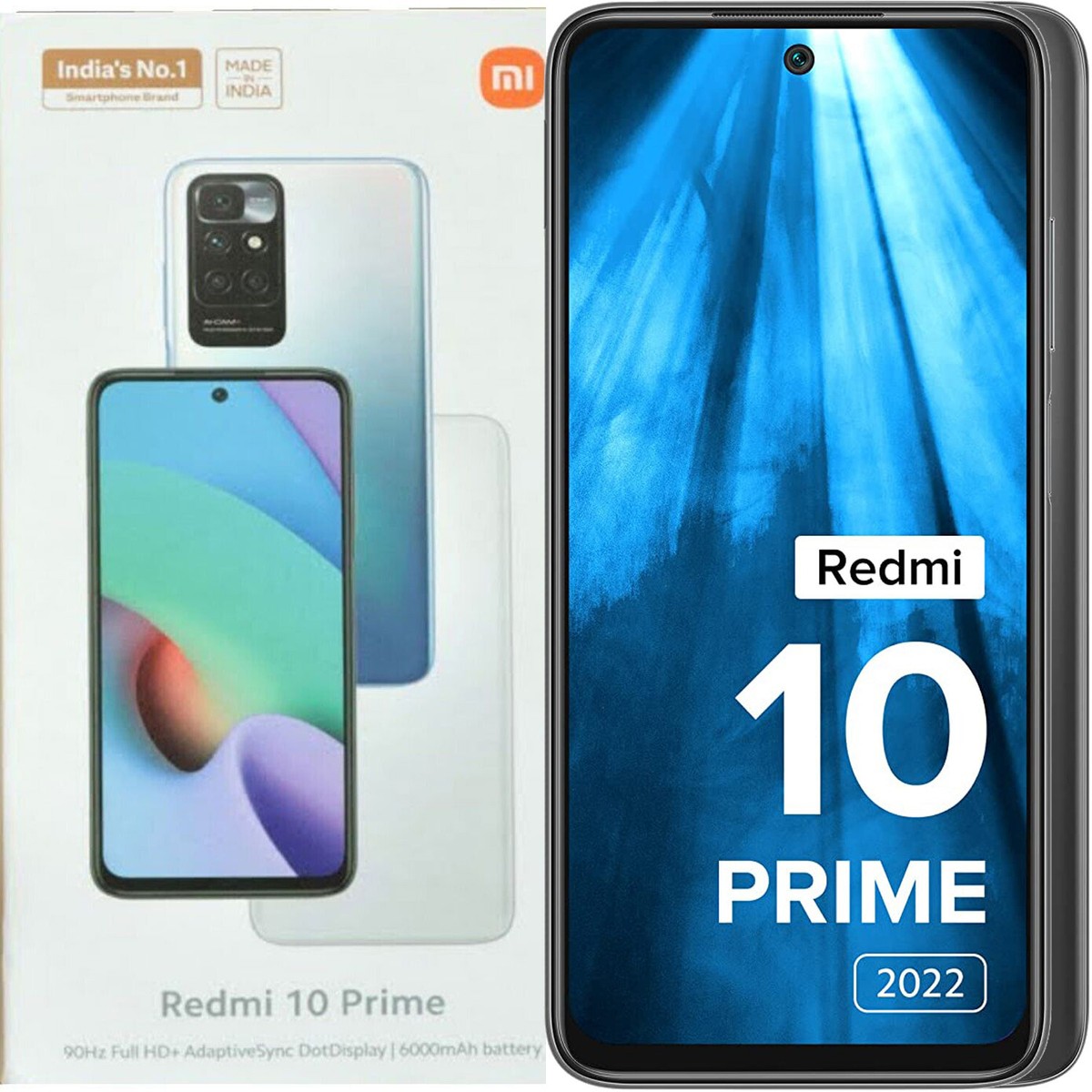 Redmi 6000 Mah Battery New Mobile Xiaomi Redmi 10 Prime 4G Black