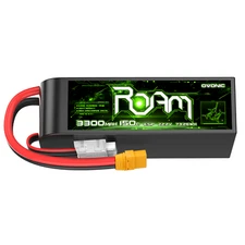OVONIC 3300mah 6S Lipo Battery 22.2V 150C XT90 for RC heli Jet Drone FPV Car