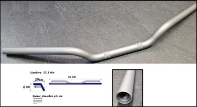 GUIDON ACIER type origine XJ6 N 600 DIVERSION 2009 2010 2011 2012 2013 2016 NEUF