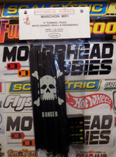 MARCHON MR-1, 9" TERMINAL TRACK With SKULL  CROSSBONES GRAPHIC 88806, 1-PACK 