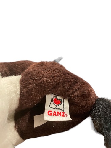 Ganz Webkinz Black Stallion And Clydesdale Horses Stuffed Animal No Tags Plush - Picture 5 of 6
