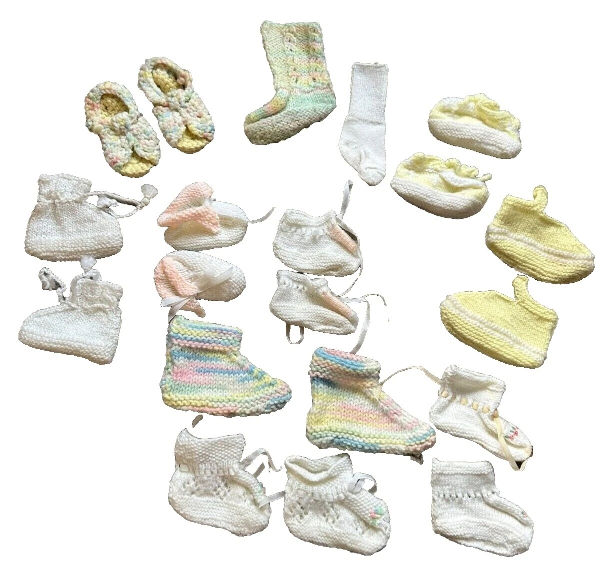 Handmade Knit Vintage Shoes for Children