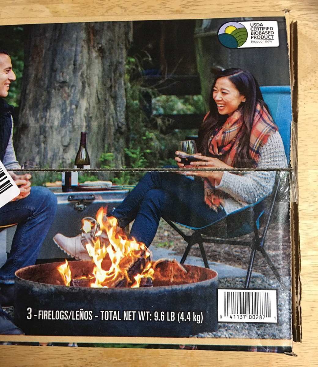 Duraflame Outdoor Campfire Roasting Firelogs Camping Fire Wood Logs 9.6 Lbs  | eBay