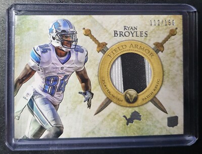 Ryan Broyles - Topps 2012 - Detroit Lions - Player worn Jersey - RC - /150