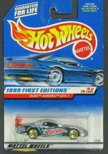 Hot Wheels 1/64 1999 First Editions OLDS Aurora GTS-1 tem No. 21058