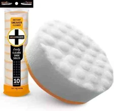 Sneakerasers Instant Sole & Sneaker Cleaner Dual-Sided Cleaning Sponges Pack 10