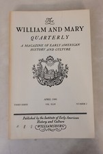 The William and Mary Quarterly: April 1986, Third Series, Vol. XLIII, No. 2
