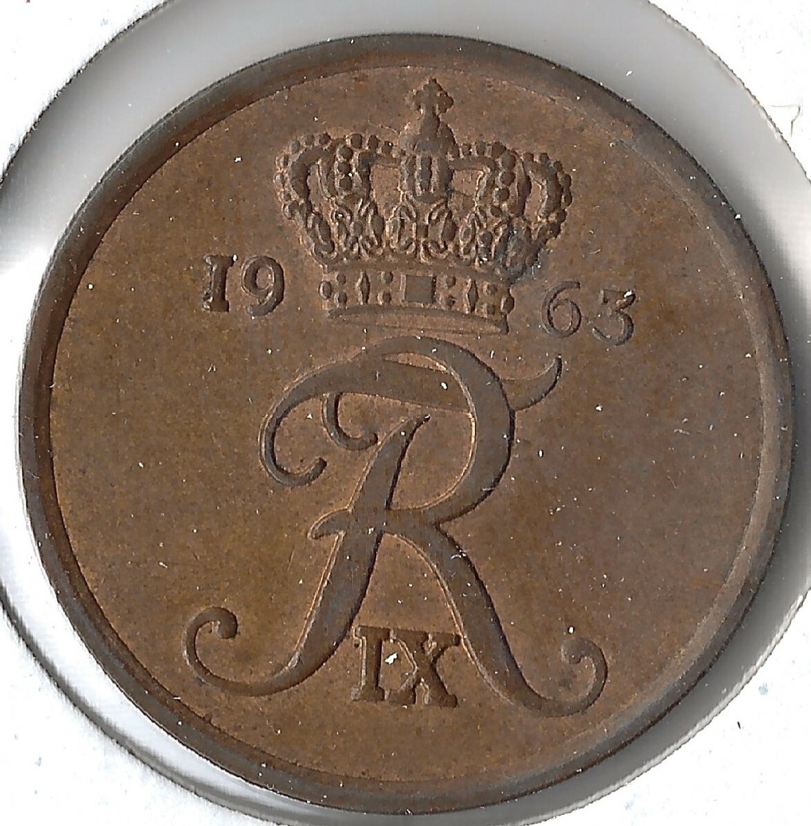 Coin Denmark 5 Øre 1963 KM848.1 | eBay