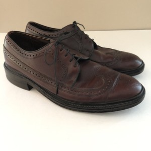Freeman Free Flex Brown Mens Size 8 5 D Wingtip Oxford Shoes