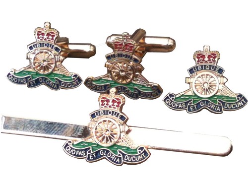 Royal Artillery Manschettenknöpfe, Krawattenklammer, Reversabzeichen, Set oder einzeln - Bild 5 von 9