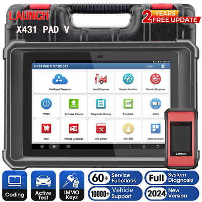 LAUNCH X431 PAD V ELITE 5.0 PRO OBD2 Diagnosegerät All System Online Programmier