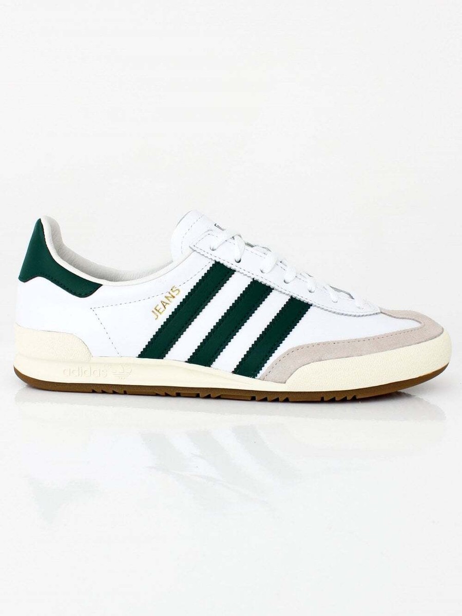 Adidas Jeans Mens Originals Shoes Trainers UK Sizes 7-11 BB7440 White Green