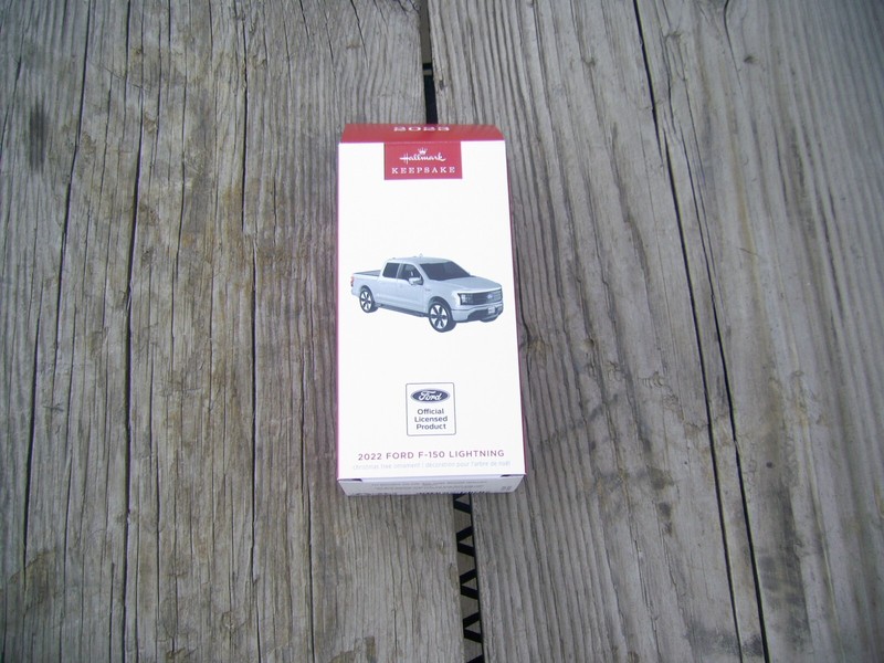 2023 "2022 Ford F-150 Lightning" Hallmark keepsake ornament