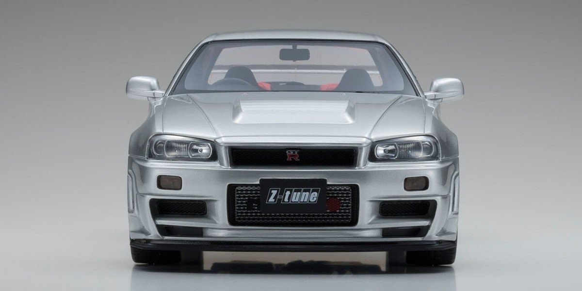 Kyosho 1/12 Nissan Skyline GT-R (R34) Nismo Z-Tune (Silver Kyosho 1/12 Nissan Skyline GT-R (R34) Nismo Z-Tune (Silver