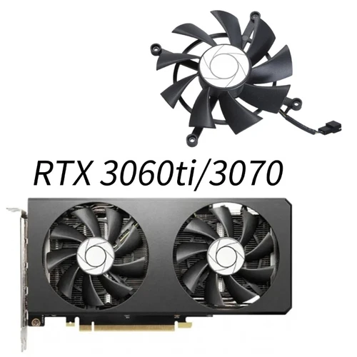 Graphics Card Cooling Fan for RTX3060ti 3070 Video Card Radiator