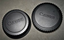 Canon Body and Rear Lens Cap for EOS Camera and Lenses . Set.