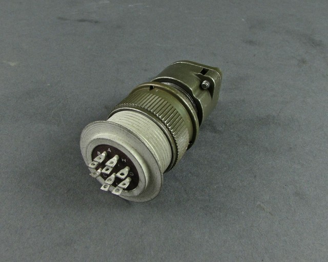 Mated Connectors 10 Solder 16 Hermetic Receptacle & St. Plug