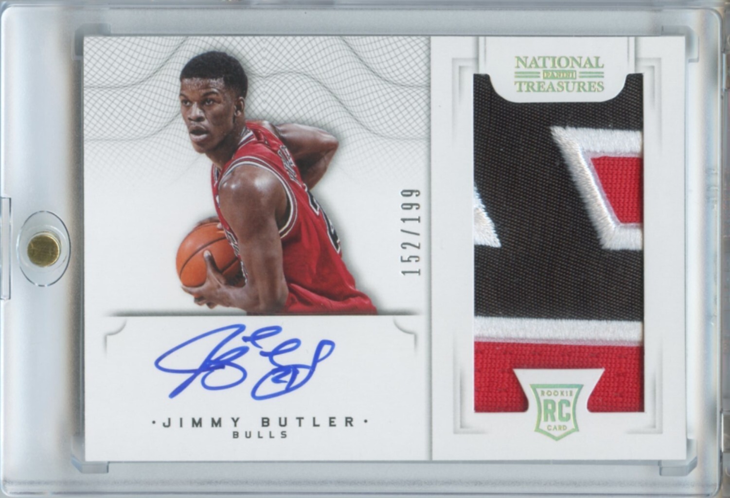 2012-13 Panini National Treasures Jimmy Butler Rookie RC Patch Auto /199 RPA