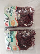 Silike 12" Spring Senegal Crochet Latch Hook Braid Hair Extension 2 Packs
