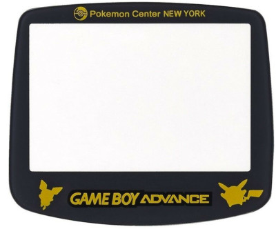 Game Boy Advance GBA - Replacement Screen Lens - GLASS - Pokemon