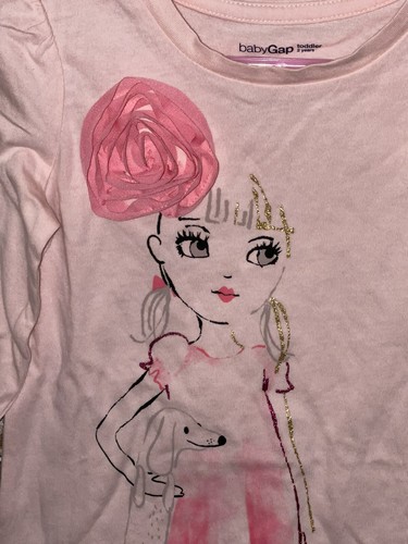 NWT BABY GAP BONJOUR GRAPHIC T 4T 4 YEARS PARISIAN INSPIRED GRAPHICS GIRL DOG T - Picture 2 of 4