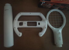 Accessori Nintendo Wii: Racchetta da Tennis, Mazza da Baseball,  Volante (Wheel)