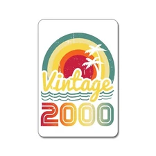 Vintage - Summer - 2000 - Birthday Anniversary Year Magnet