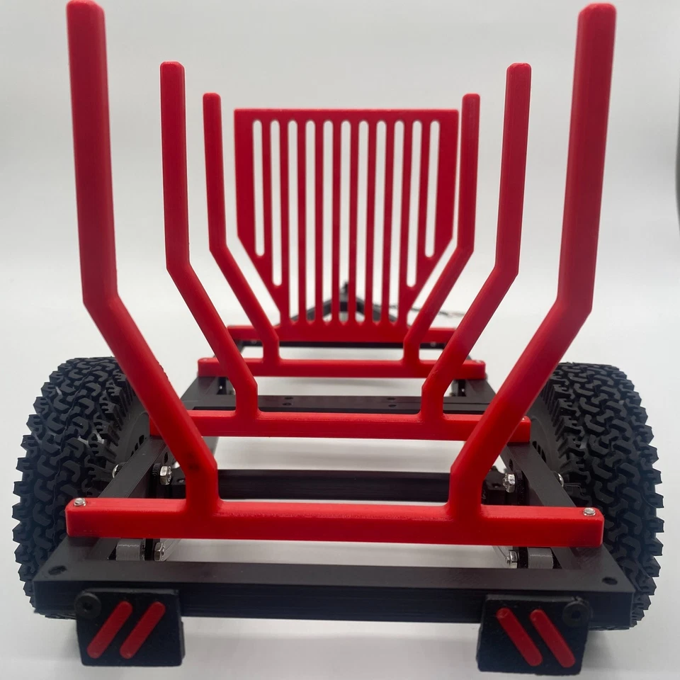 1/10 RC Log Trailer for Crawler Truck – Scale Timber Hauler Accessory trx4 scx10 - Image 4 of 4