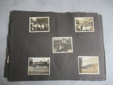 EXTREME ORIENT INDOCHINE ? FEUILE D ALBUM PHOTO AMATEUR LIEU PERSONNAGE