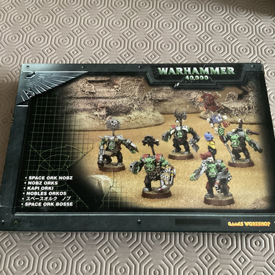 Warhammer 40k Orks Ork Nobz Eavy Metal Neu in OVP 2003 50-15