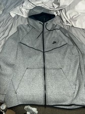 Nike Tech Fleece Windrunner Hoodie 805144-091 Heather Grey Men's Size 2XL