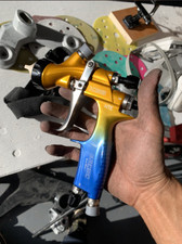 Atom X88 Lvlp Bluemoon Automotive Paint Spray Gun 1.3 1.4 Tip Combo -solvent