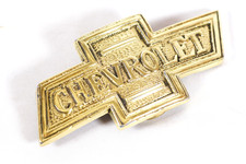 Vintage Chevrolet Bowtie Brass Belt Buckle Square Body Chevy Trucks 1970-80