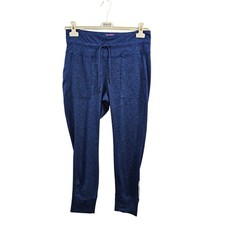 Juicy Couture Sport Blue Heathered Jogger Pants XL Athletic Drawstring Pockets