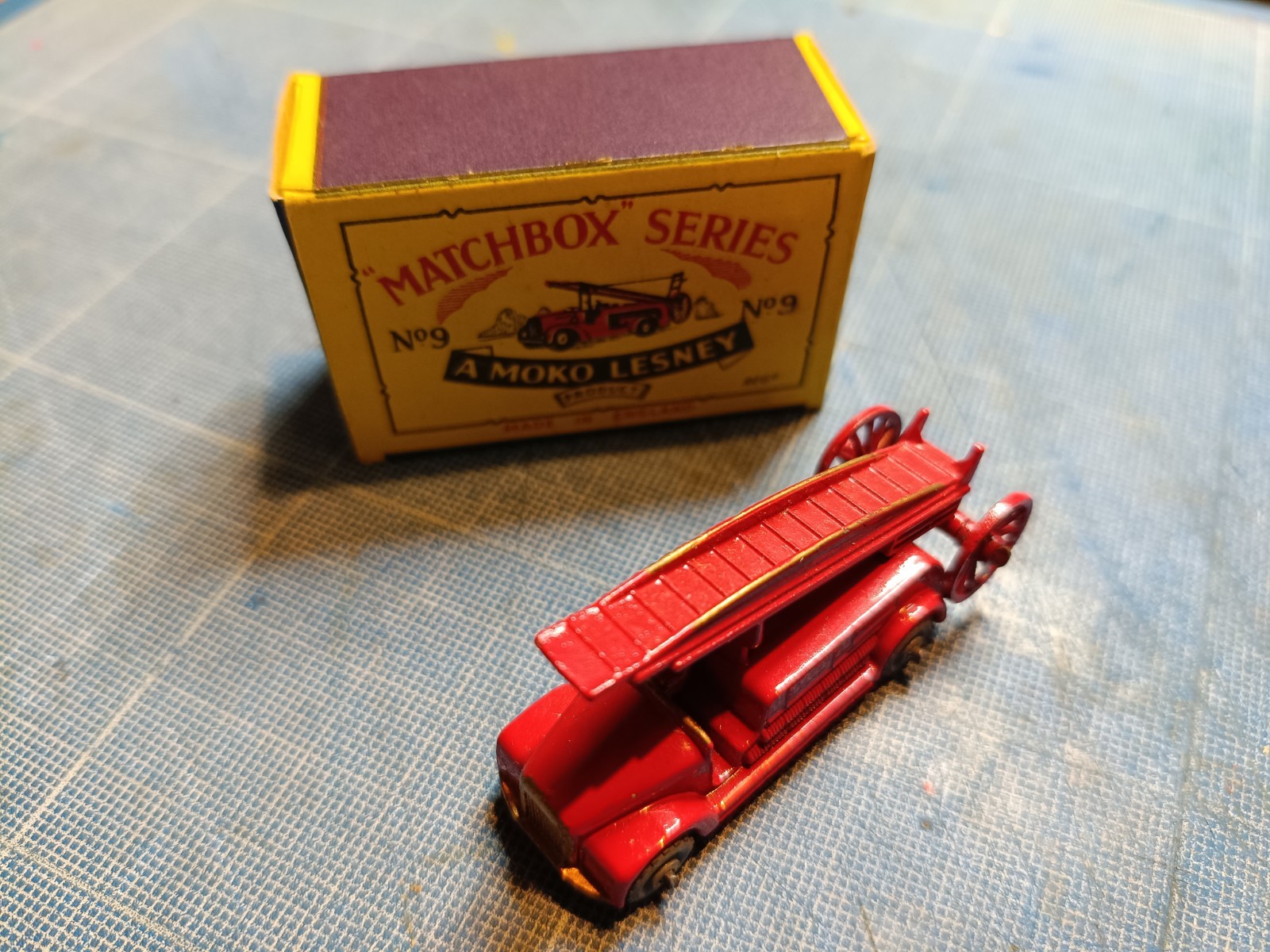 Matchbox 9a, Dennis Fire Escape - Free Price Guide & Review