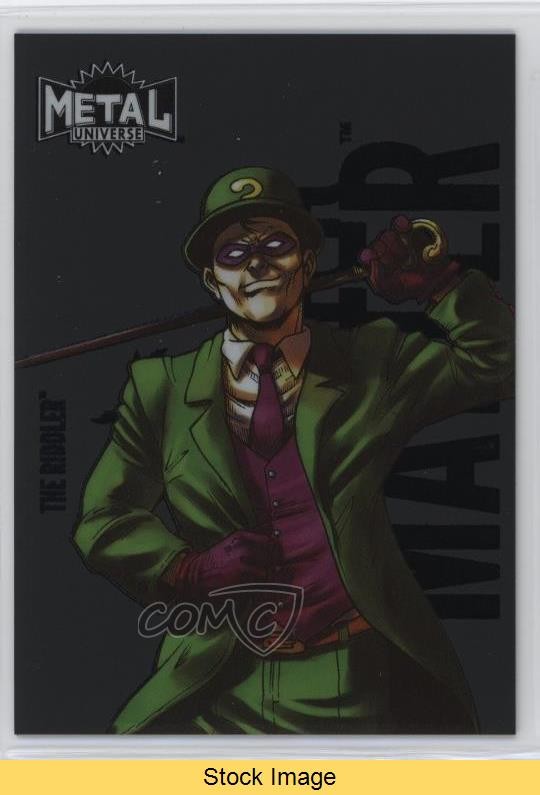 2025 Skybox Metal Universe Batman Dark Matter The Riddler #DM-32 READ f6d