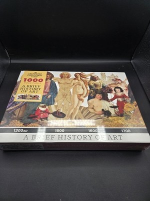 A Brief History of Art 1000 Piece Puzzle NEW Sealed Philosophers Guild Jigsaw