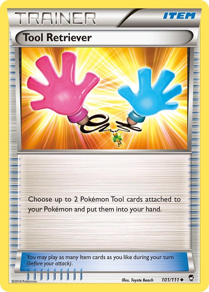 Pokemon Tool Retriever [XY - Furious Fists - 101/111] LP Uncommon