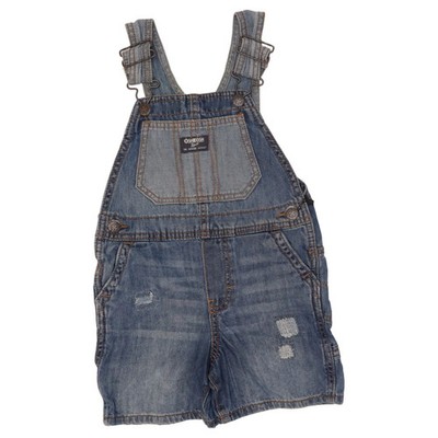 OshKosh B'gosh, Latzhose, Größe: 98, Blau, Baumwolle, Jungen, Einfarbig #kI0