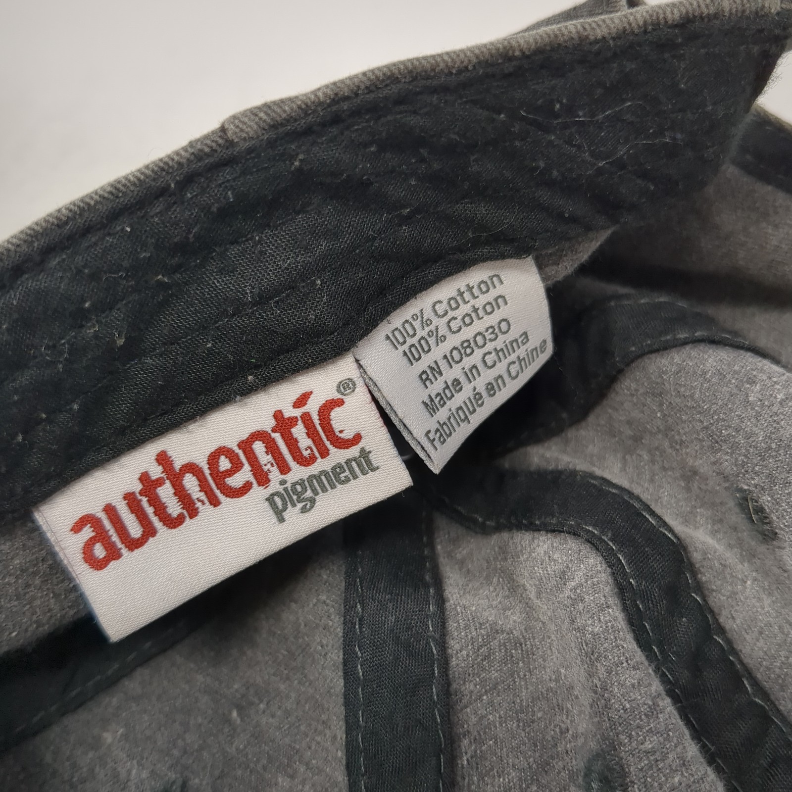 Milestone Running Slideback Baseball Hat Gray One… - image 9